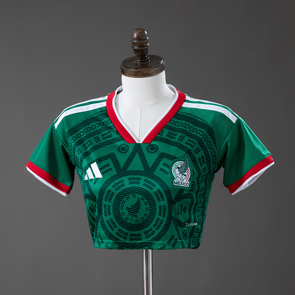 Mexico 2026 Home Women-s Crop Top Style