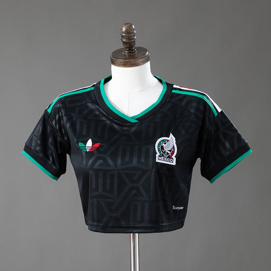 Mexico 2026 Third Away Women-s Crop Top Style