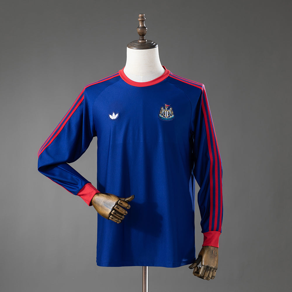 Newcastle United Terrace Icons Long Sleeve T-shirt Blue