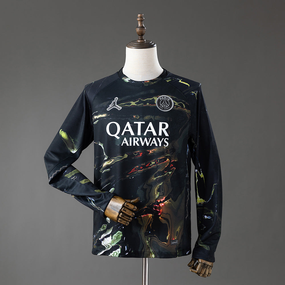 PSG 2025/26 Night Edition Long/Sleeve Fan Jersey