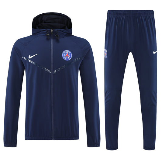 PSG 2026/27 Windbreaker Training Suit Blue