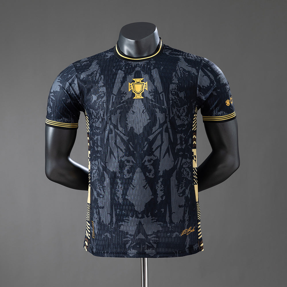 Portugal 2026 World Cup Special Edition Stadium Jersey Black Fan Jersey