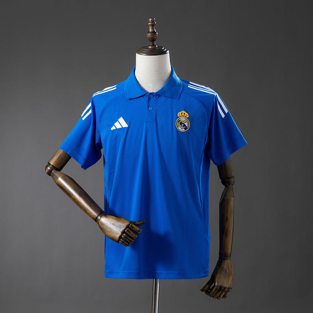 Real Madrid 2025/26 POLO Shirt Blue
