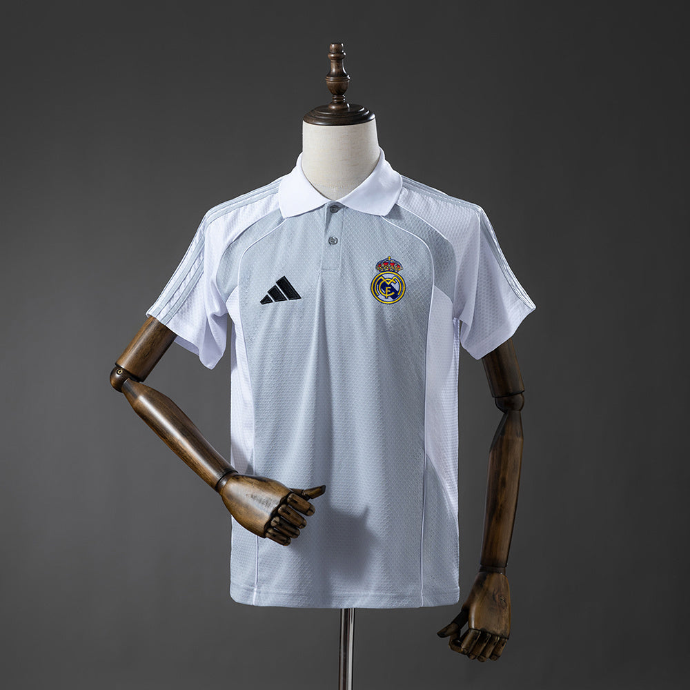 Real Madrid 2025/26 POLO Shirt White