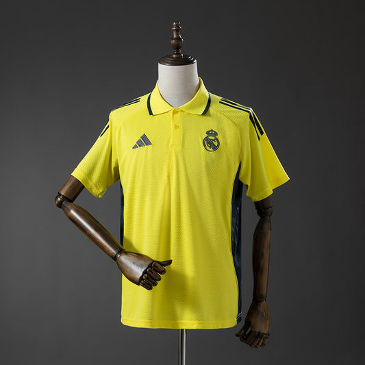 Real Madrid 2025/26 POLO Shirt Yellow