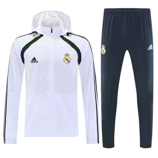 Real Madrid 2026/27 Windbreaker Training Suit White