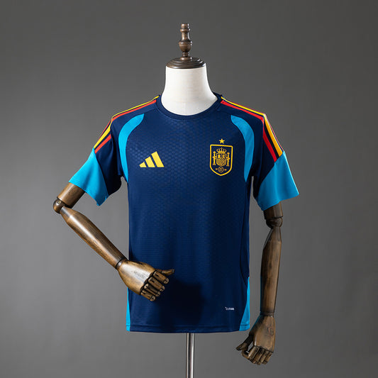 Spain 2026 World Cup Training Soccer Jersey Navy Blue