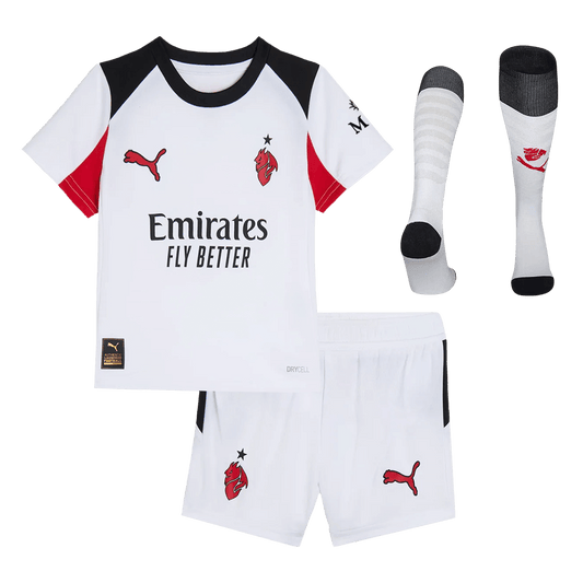 AC Milan Away Kids Soccer Jerseys Full Kit 2025/26