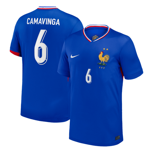 CAMAVINGA #6 France Home Soccer Jersey 2024