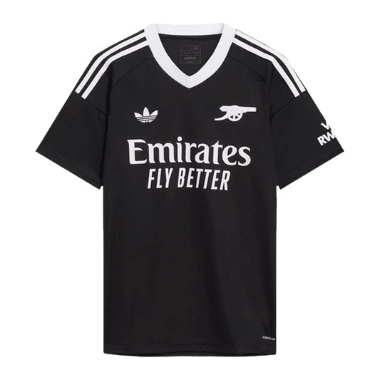Arsenal Third Away Goalkeeper Soccer Jersey 2024/25 Black