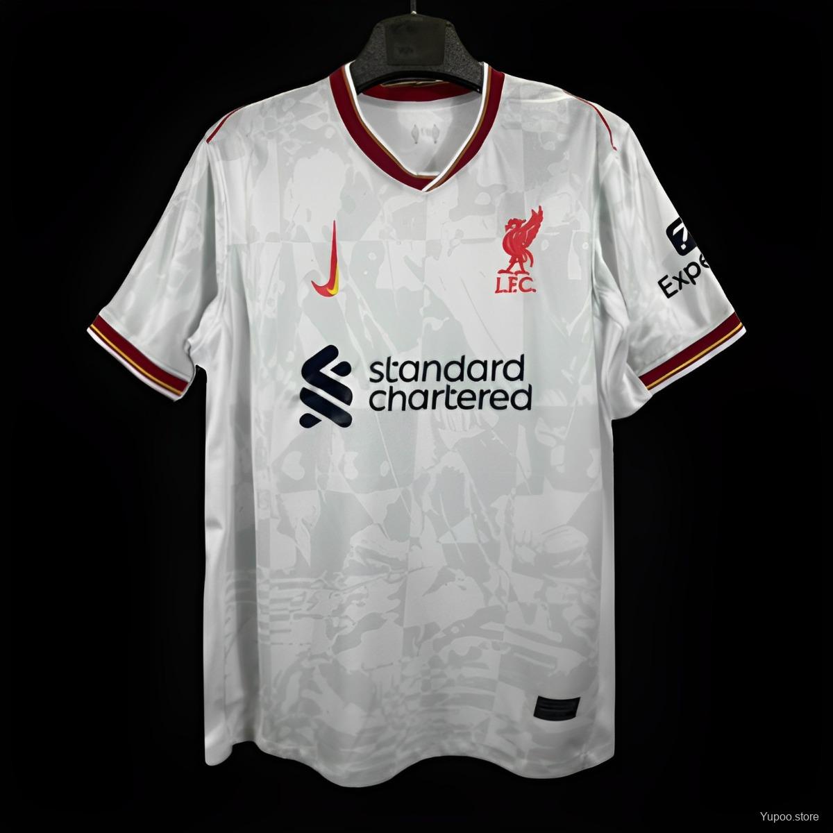 24/25 Liverpool Third White Soccer Fan Jersey