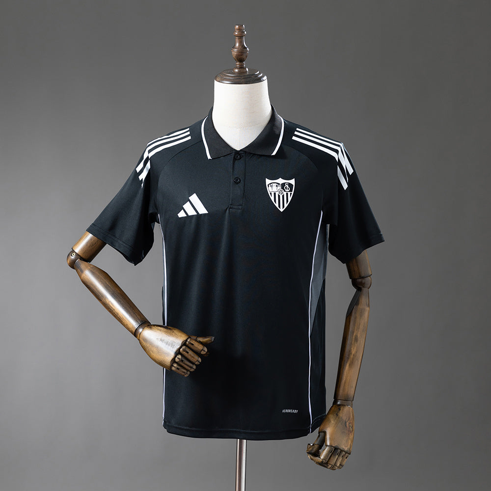 25/26 Sevilla Black POLO Fan Jersey