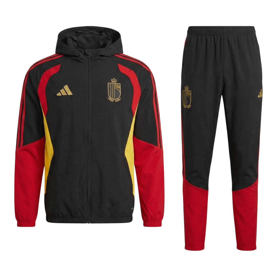 Belgium Hoodie Tracksuit 2026 World Cup Red-Black