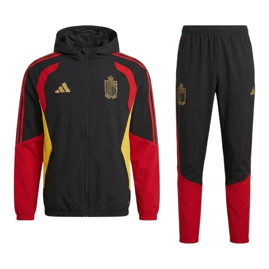 Belgium Hoodie Tracksuit 2026 World Cup Red-Black