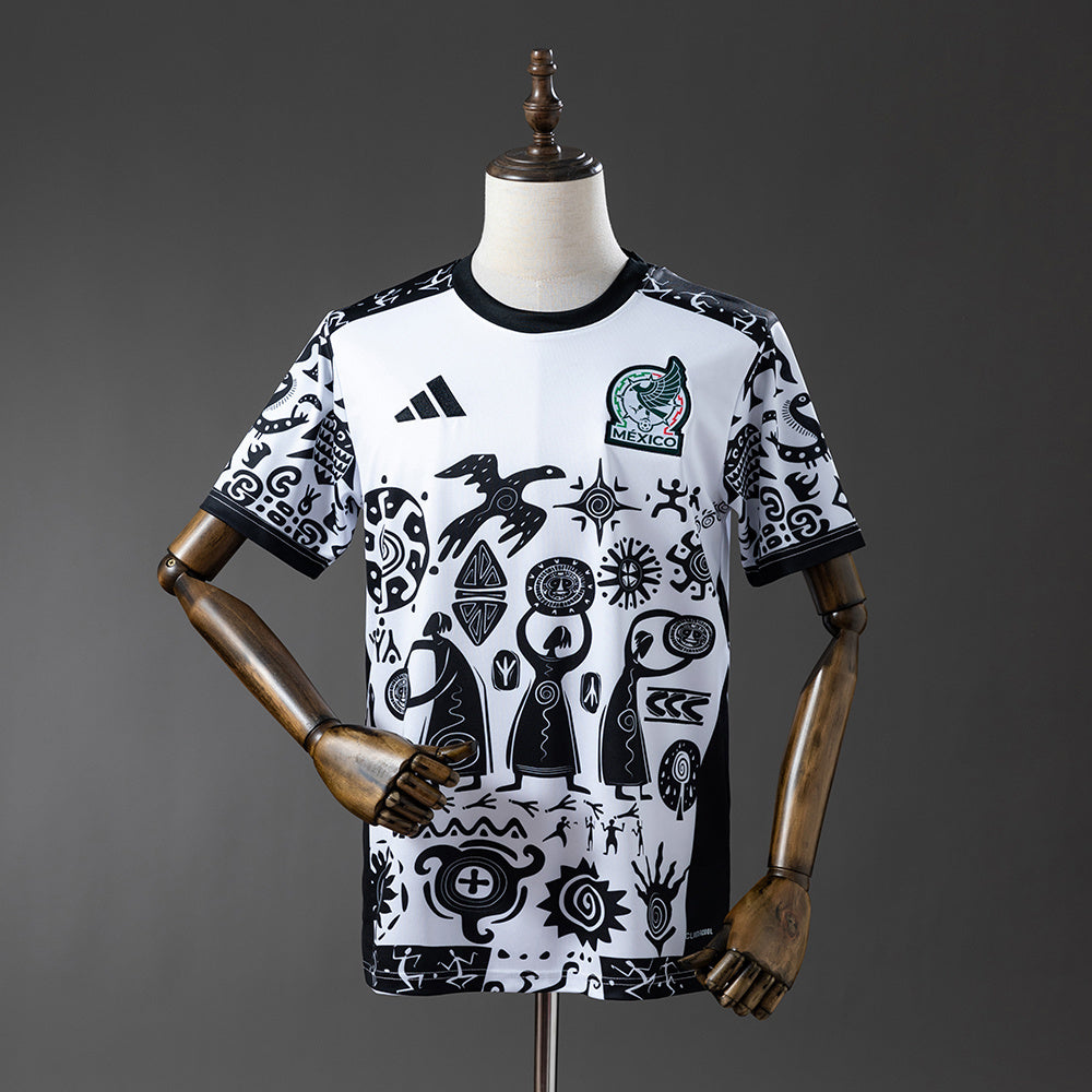 25/26 Mexico Special Edition White and Black Fan Jersey