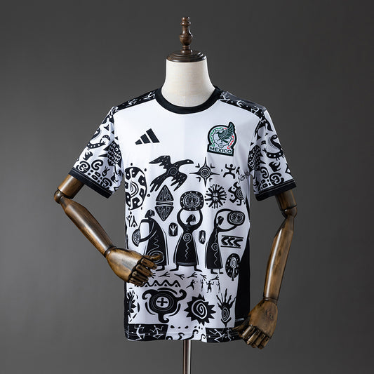 25/26 Mexico Special Edition White and Black Fan Jersey