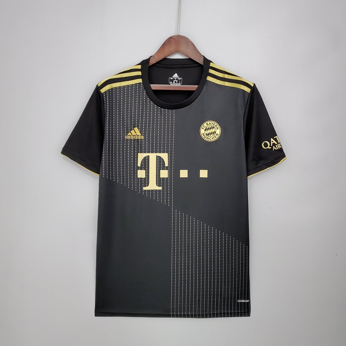 21/22 Bayern Munich away black soccer Fan Jersey