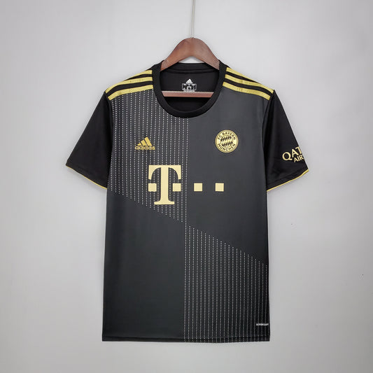21/22 Bayern Munich away black soccer Fan Jersey