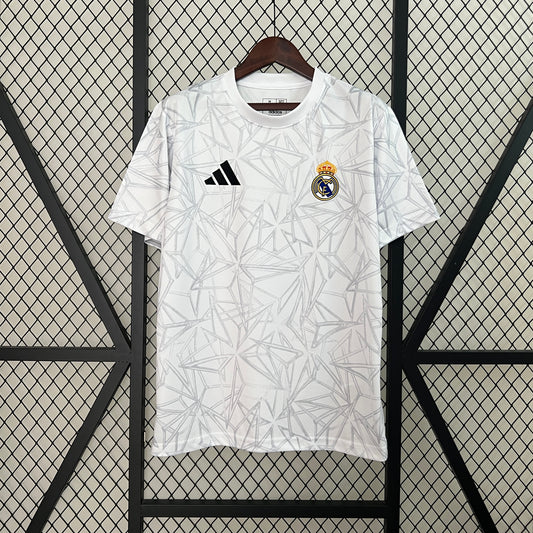 24/25 Real Madrid Pre-Match Suit Fan Jersey