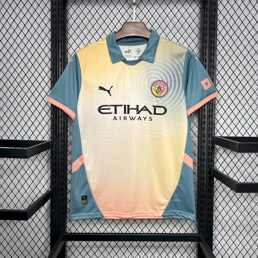 24/25 Manchester City Fourth blue soccer Fan Jersey
