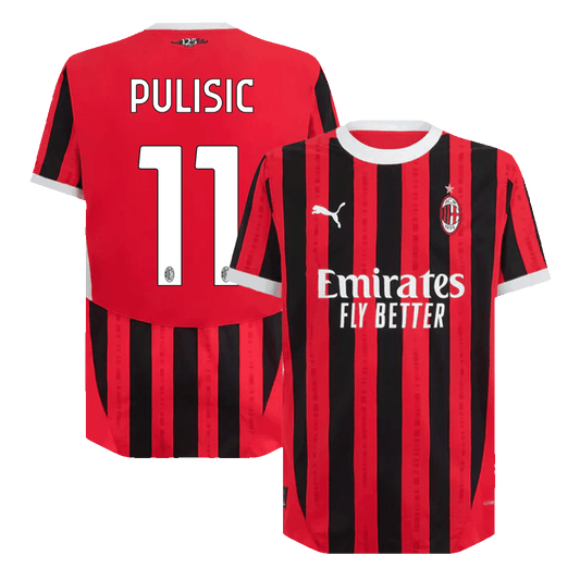 PULISIC #11 AC Milan Home Premium Soccer Jersey 2024
