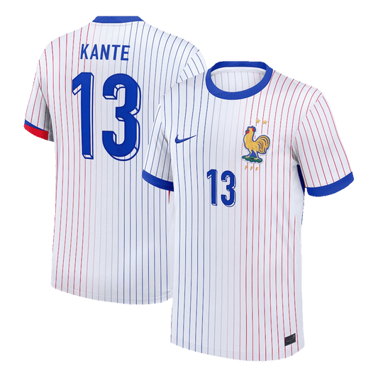 KANTE #13 France Away Soccer Jersey EURO 2024