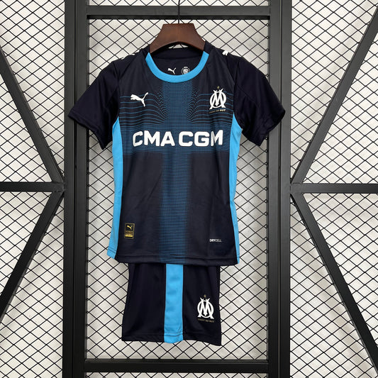 25/26 Marseille away Kids Fan Jersey