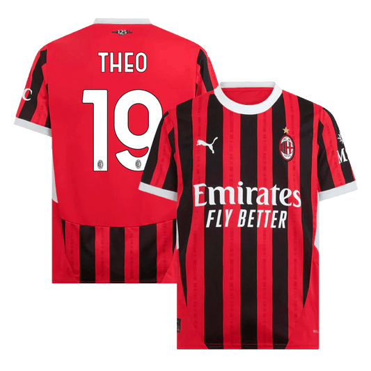 THEO #19 AC Milan Home Soccer Jersey 2024