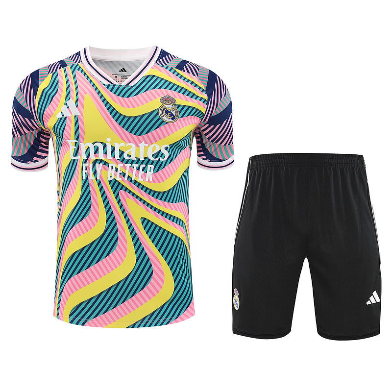 25/26 Real Madrid Colorful Training Fan Jersey