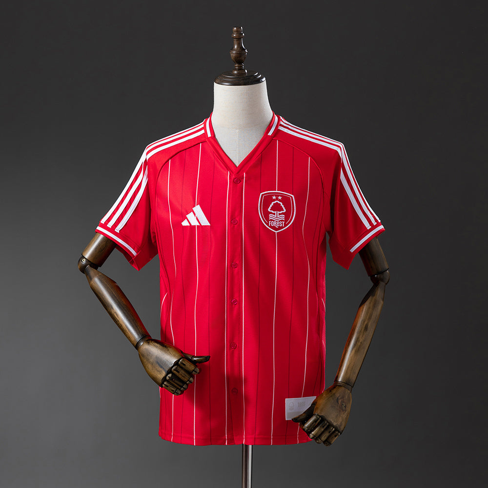 25/26 Nottingham Forest Baseball Uniform Fan Jersey
