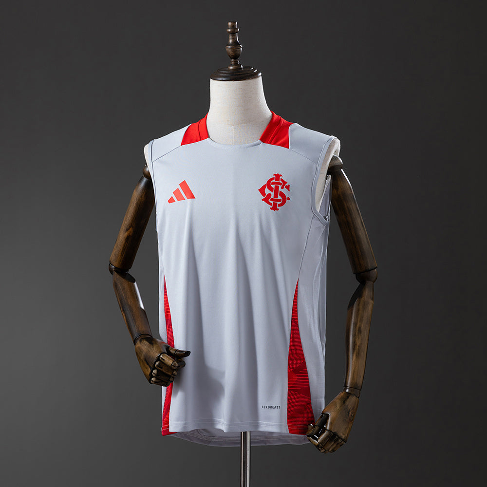 25/26 Internacional Training White Vest Sleeveless football Fan Jersey