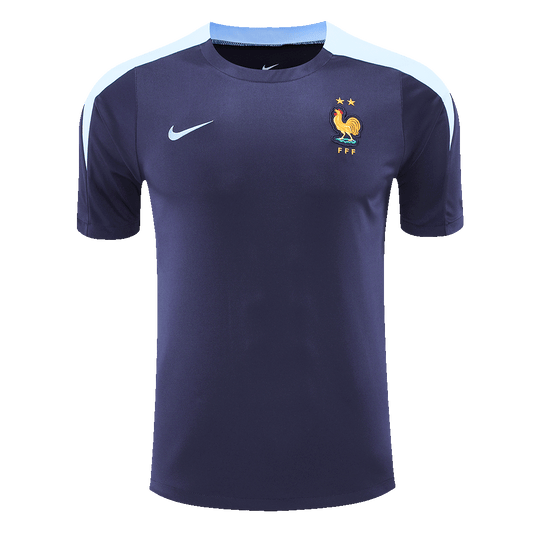 France Pre-Match Soccer Jersey EURO 2024 Navy