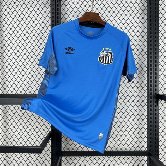 25/26 Santos blue goalkeeper Soccer Fan Jersey