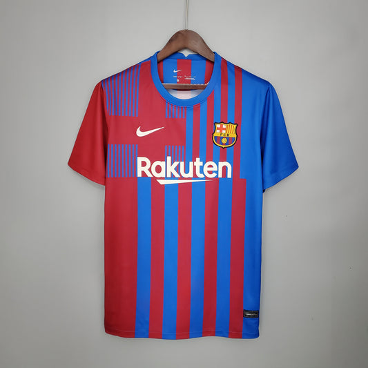 21/22 Barcelona home Soccer Fan Jersey