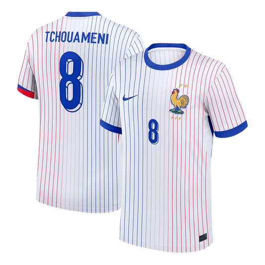 TCHOUAMENI #8 France Away Soccer Jersey 2024