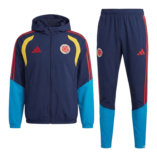Colombia Hoodie Tracksuit 2026 World Cup Navy