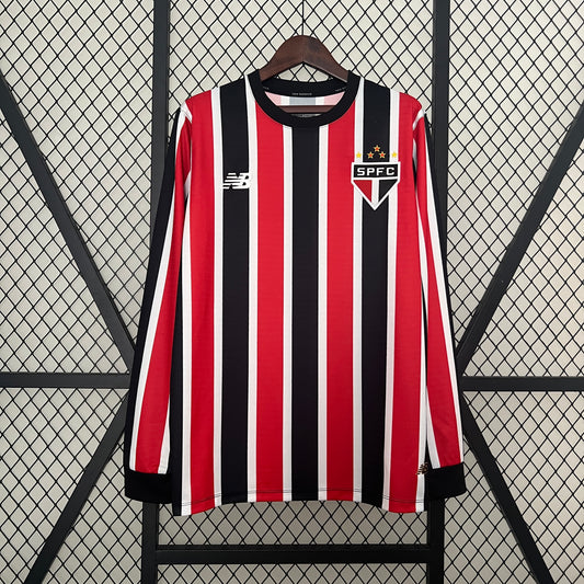24/25 Sao Paulo Away Long Sleeve Fan Jersey