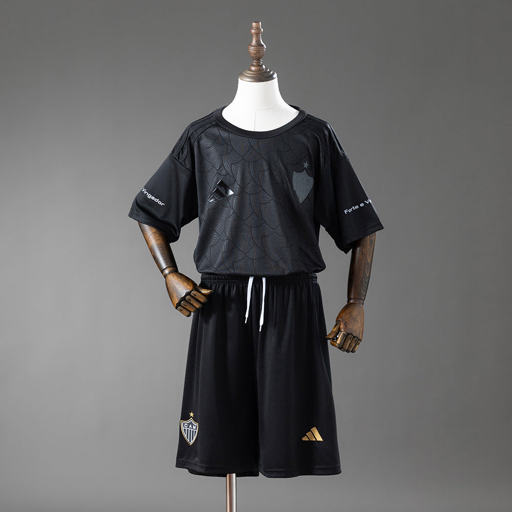 Atletico Mineiro 25/26 Limited Edition Black Kids Kit Fan Jersey