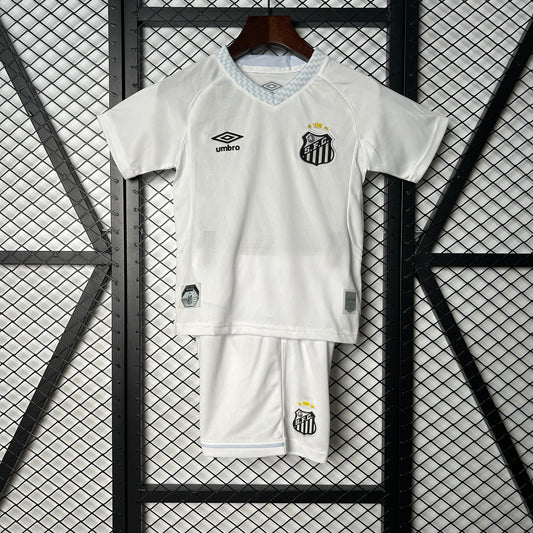 25/26 Santos home kids kit Fan Jersey