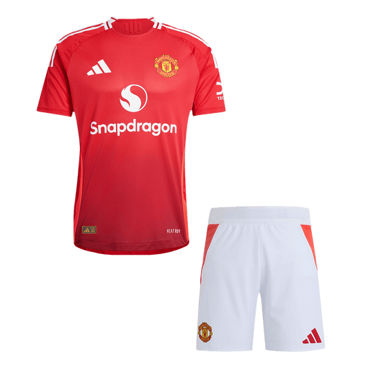 Manchester United Home Premium Jerseys Kit 2024/25