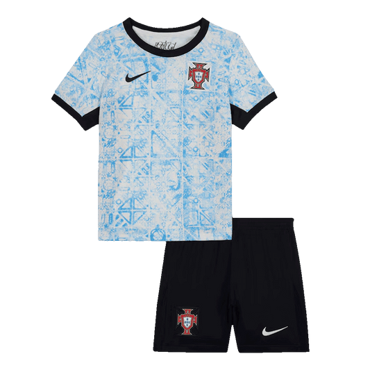 Portugal Away Kids Soccer Jerseys Kit EURO 2024