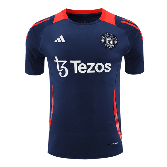 Manchester United Pre-Match Soccer Jersey 2024/25 Navy