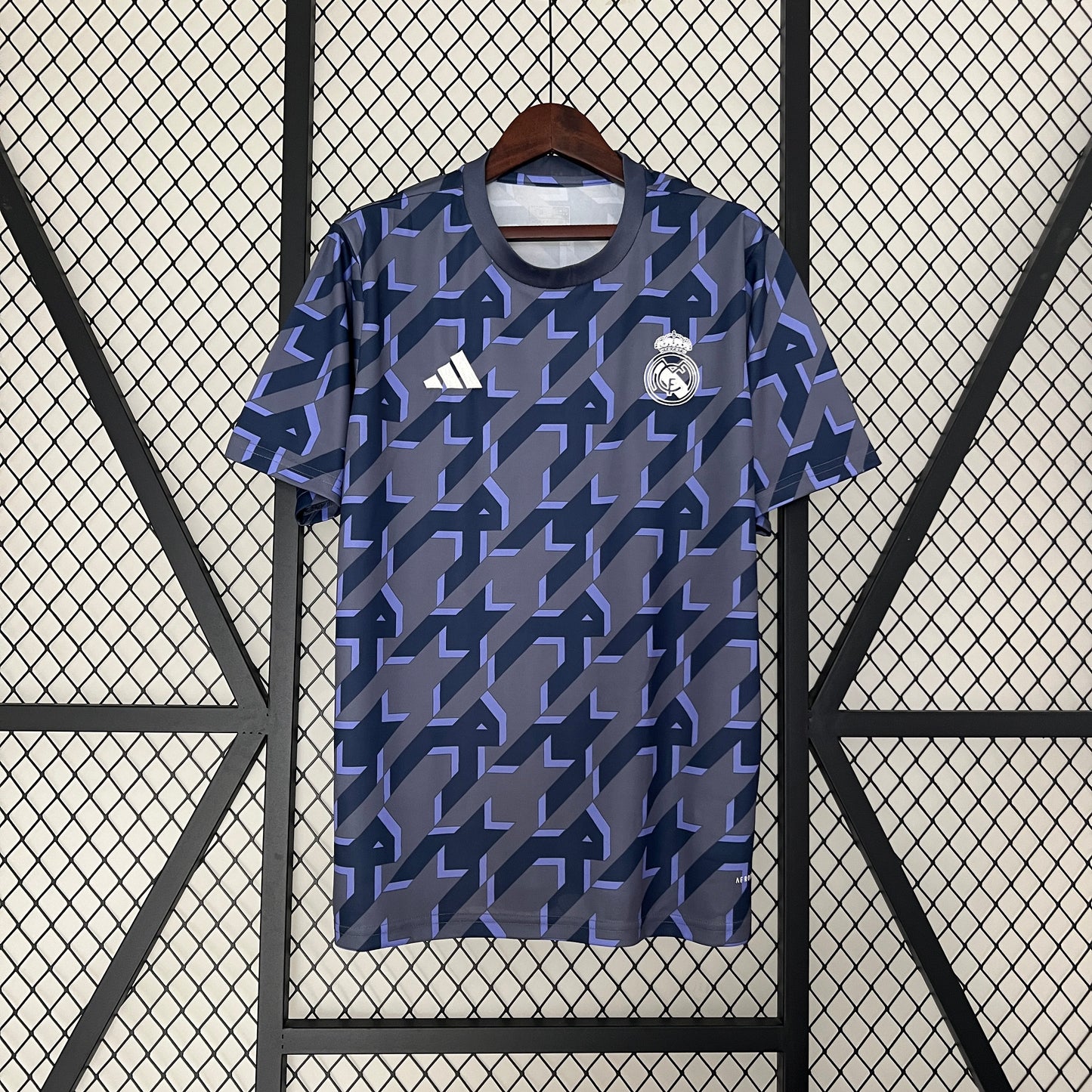 24/25 Real Madrid Blue Training Uniform Fan Jersey