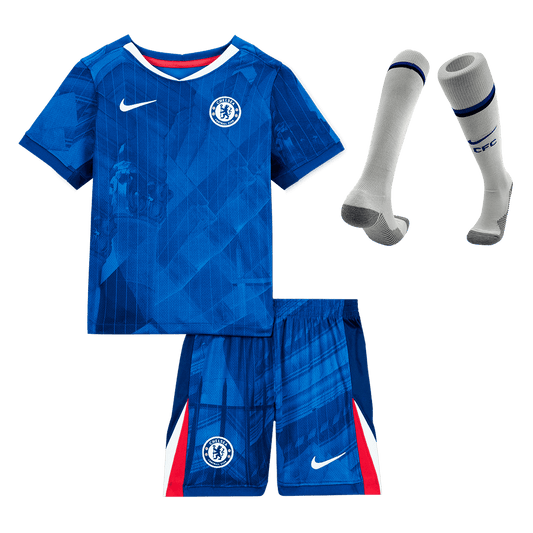 Chelsea Home Kids Soccer Jerseys Full Kit 2025/26