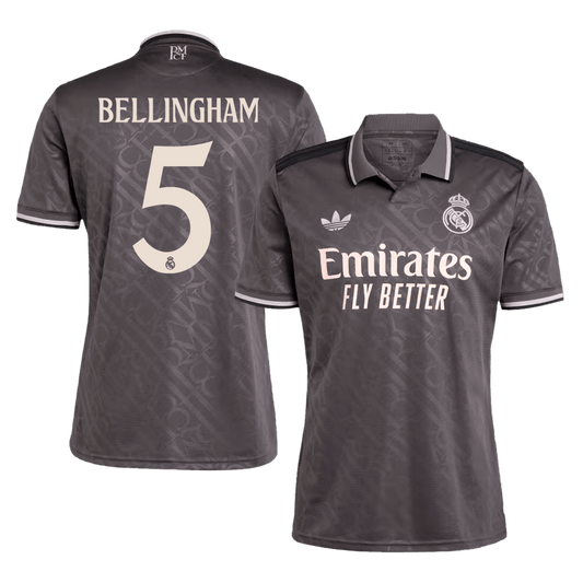 BELLINGHAM #5 Real Madrid Third Away Soccer Jersey 2024/25