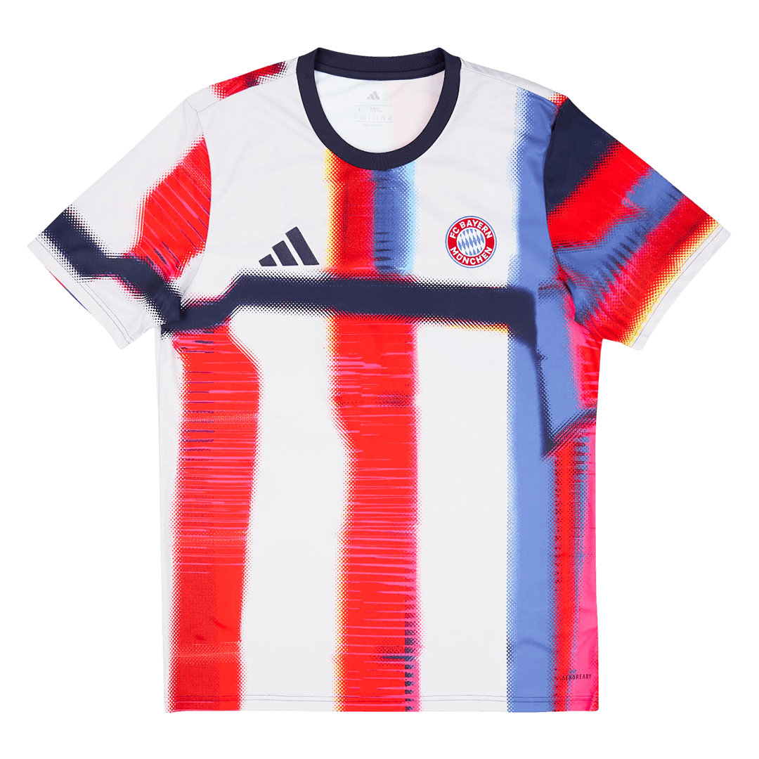 Bayern Munich Pre-Match Soccer Jersey 2025/26 Red-White