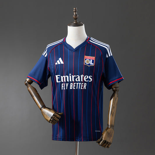25/26 Lyon Away Soccer Fan Jersey
