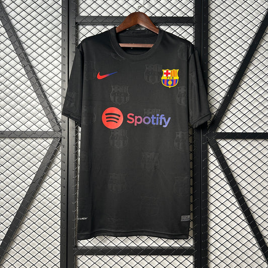 25/26 Barcelona Special Edition football black Fan Jersey