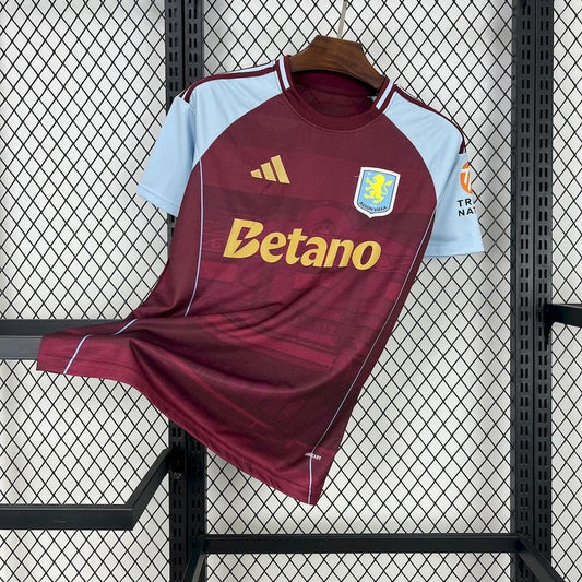 25/26 Aston Villa home soccer Fan Jersey