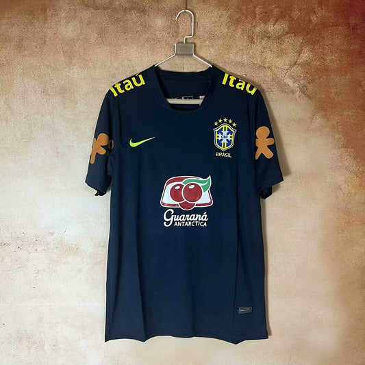 2025 Brazil Blue Training Fan Jersey